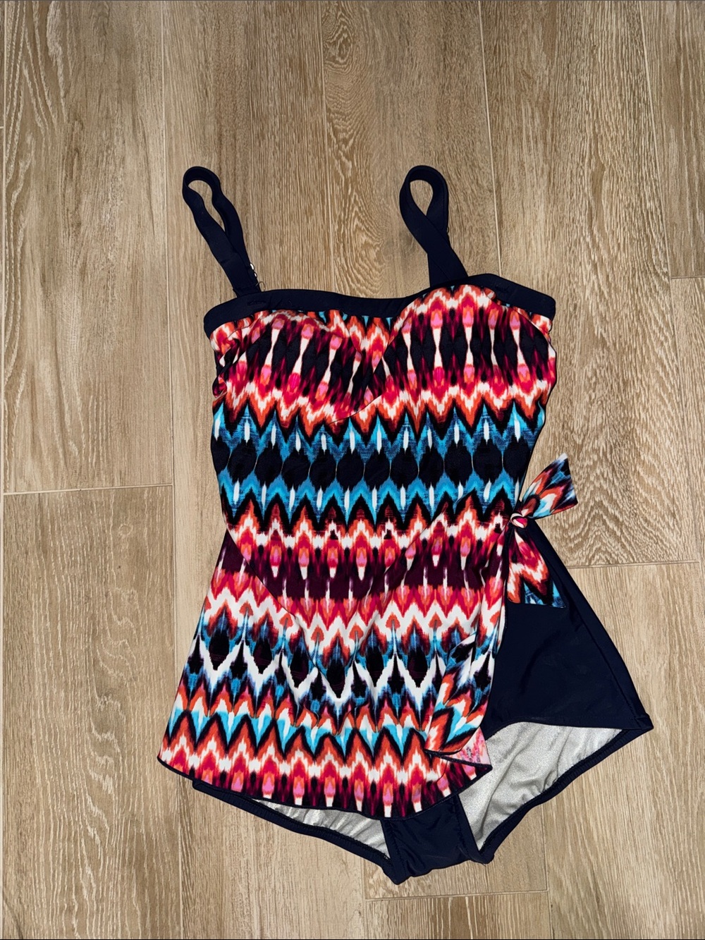 NWT Maxine of Hollywood Bandeau Sarong One Piece 8 - Picture 4 of 13